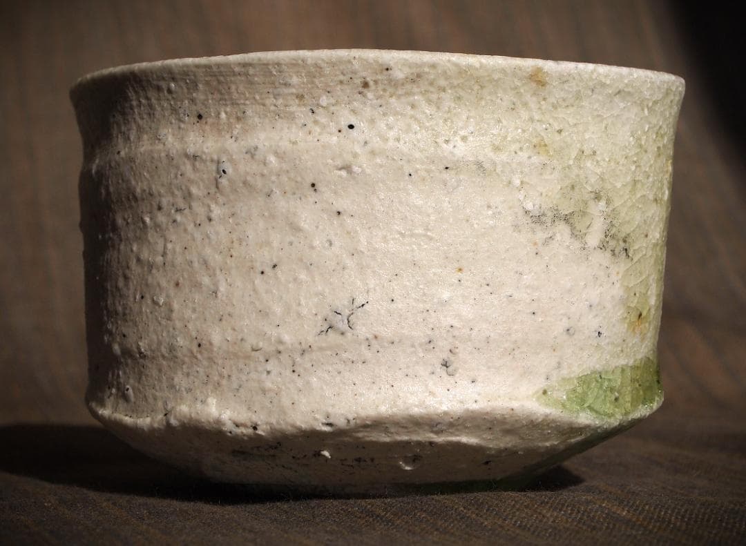 新作★辻村唯【師：辻村史朗】★自然釉小服茶碗★共箱・布