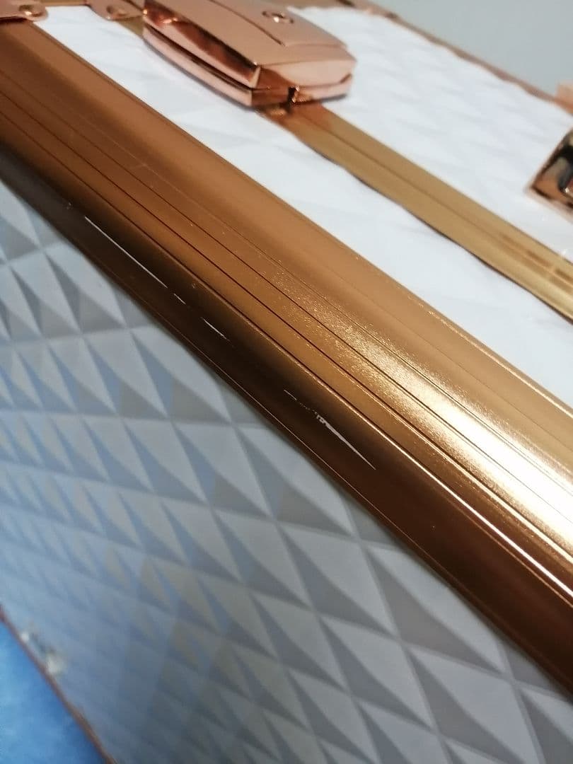 新品 訳あり コスメボックス ヴァリーズ トランク型 ドレッサー メイクボックス