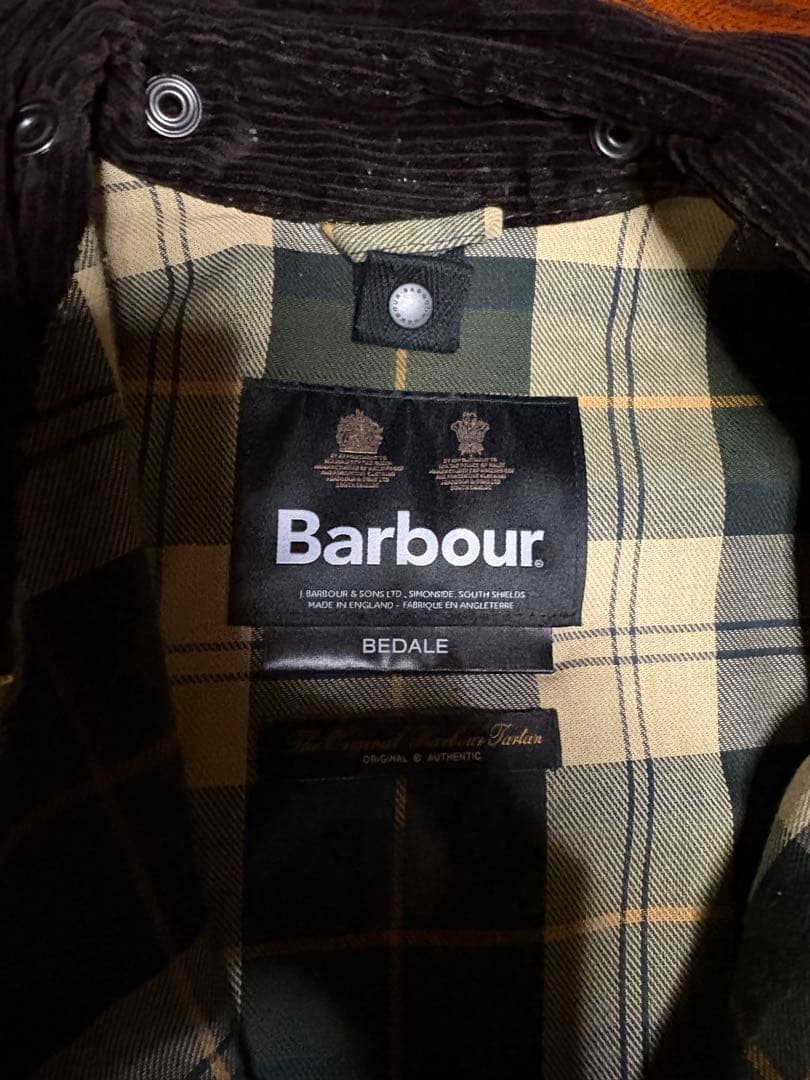 BarbourBEDALEセージ40 2023AW英国製正規品オイルドジャケット