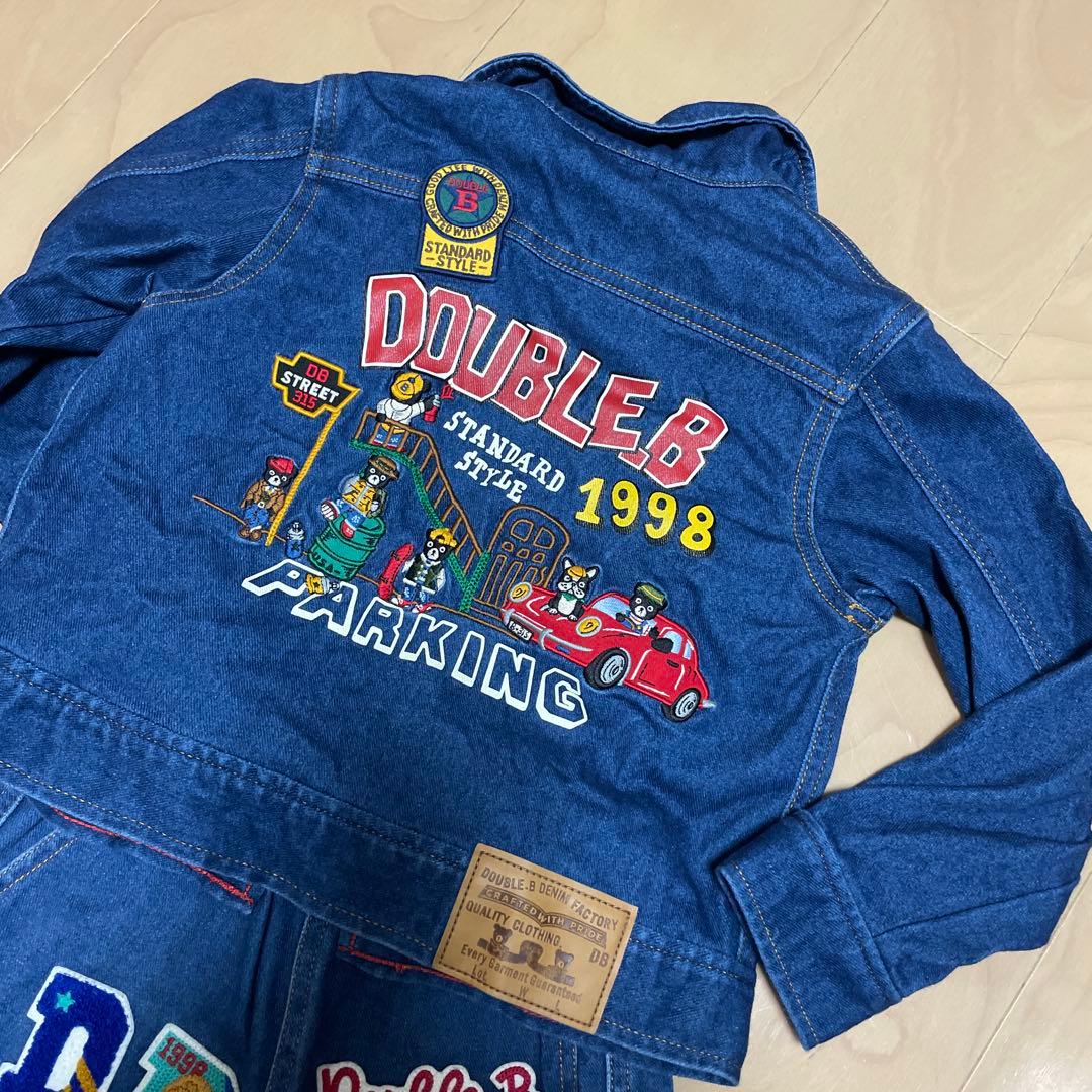 DOUBLE B デニム ジャケット パンツ セット 110