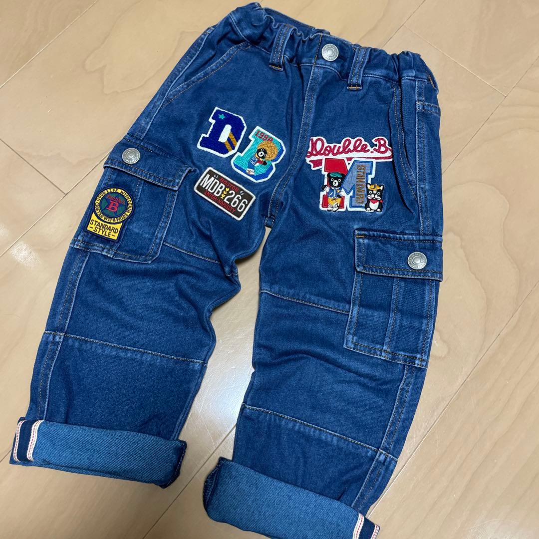 DOUBLE B デニム ジャケット パンツ セット 110