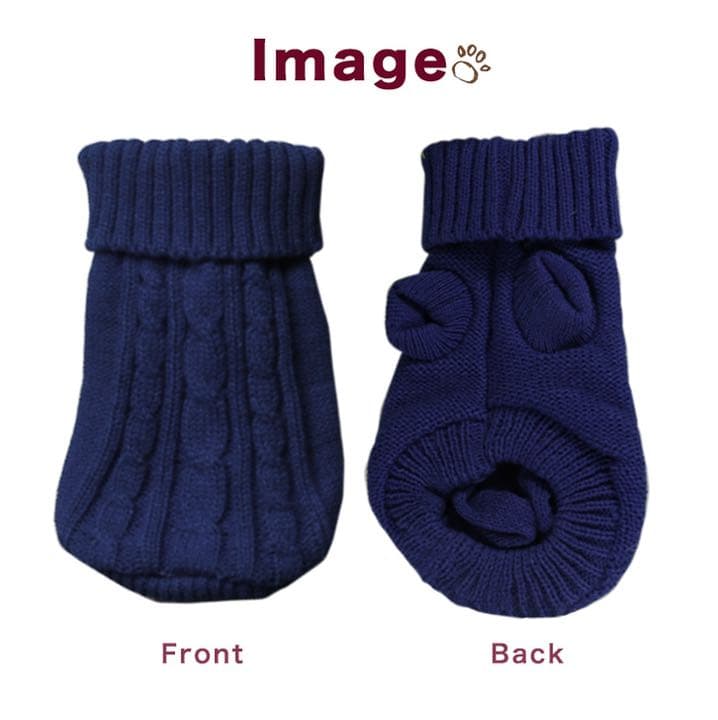 犬用タートルネック 小型犬用 かわいい シンプル 寒がり対策 伸縮性 ずれない