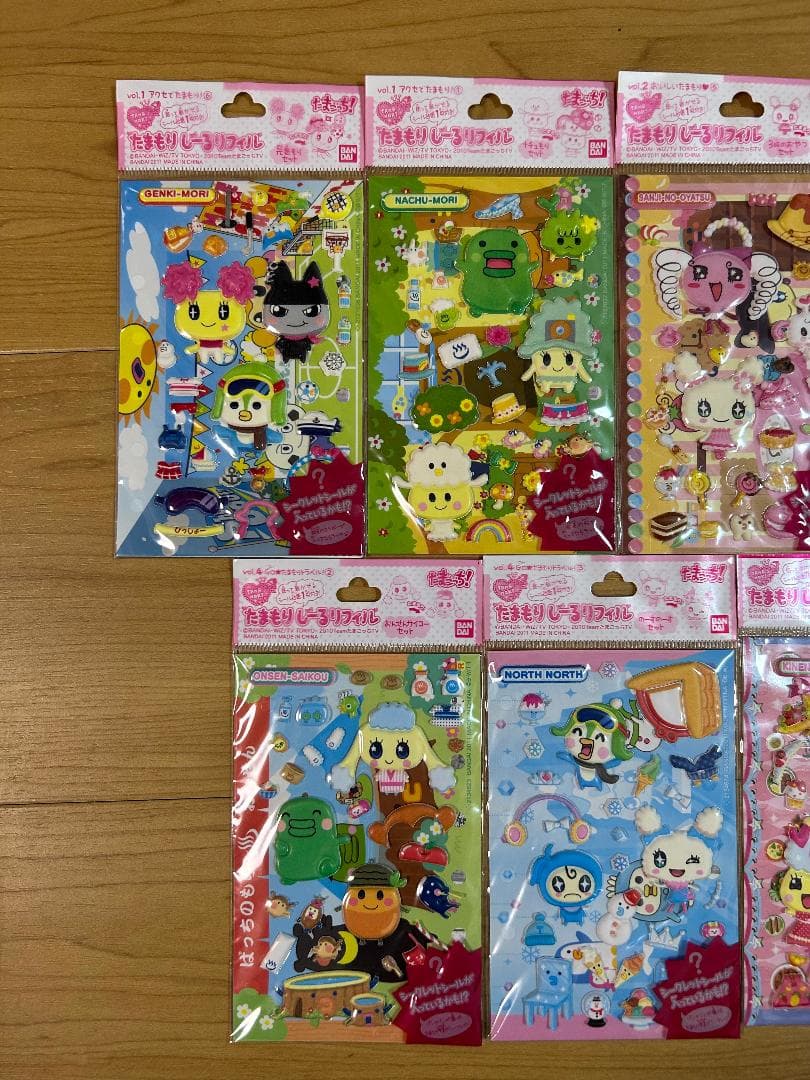 【希少】平成レトロ たまごっち たまもりしーる リフィル 9パックセット