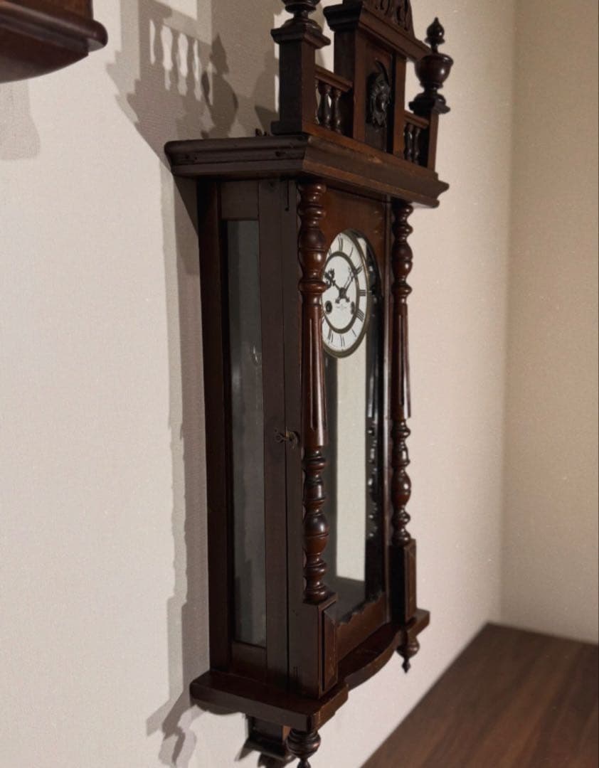 精工舎　柱時計　スリゲル　古時計　ユンハンス　琺瑯　座敷時計　ボンボン時計