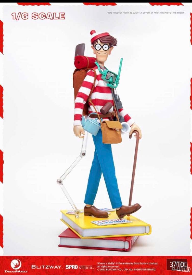 予約特典付き ウォーリーをさがせ! 1/6 フィギュア