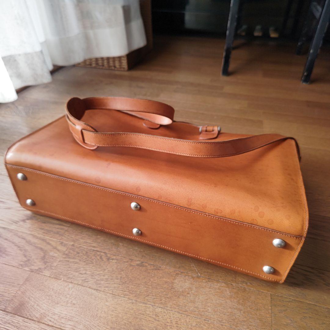 ブラウンレザー ビジネスバッグ