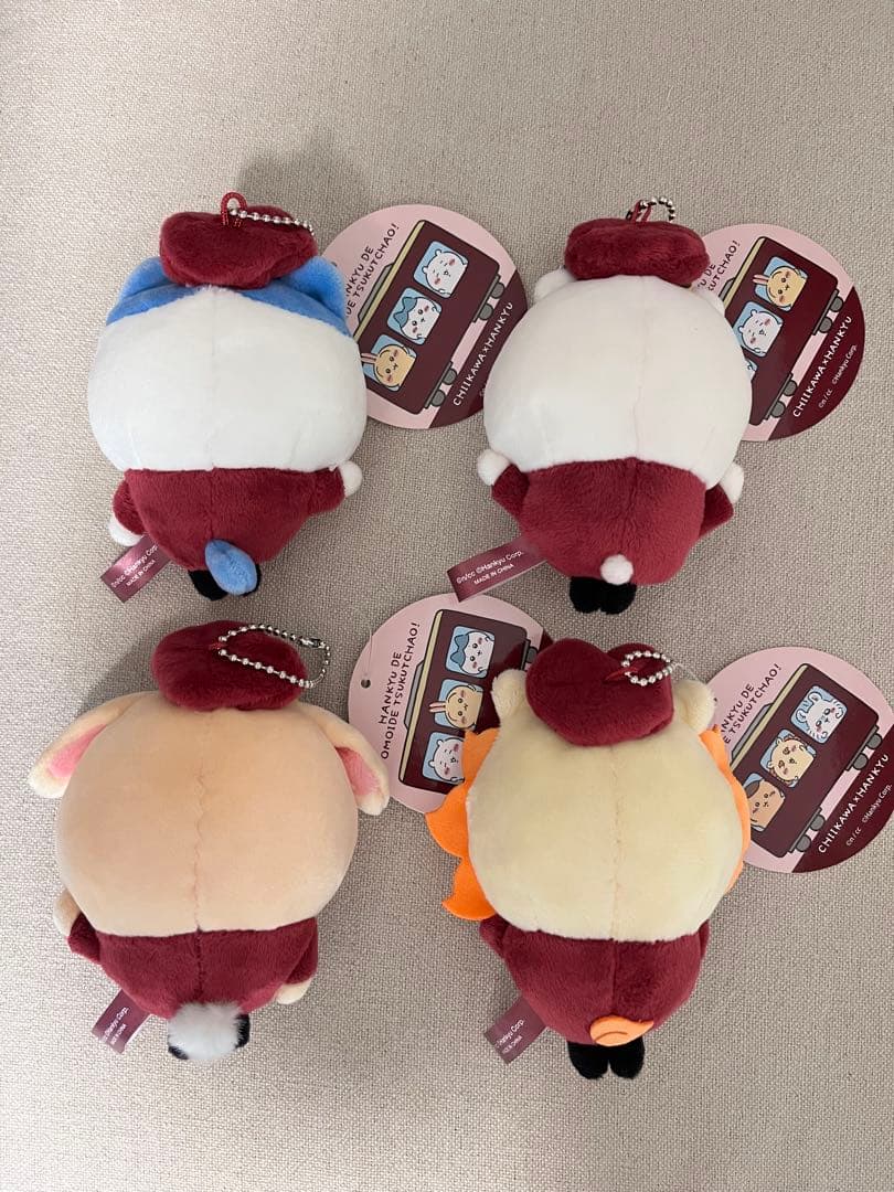 ちいかわ　阪急電車なマスコット4体セット