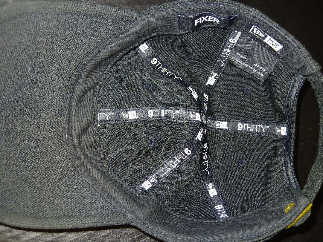 New Era 9FORTY FIXER ブラックキャップ