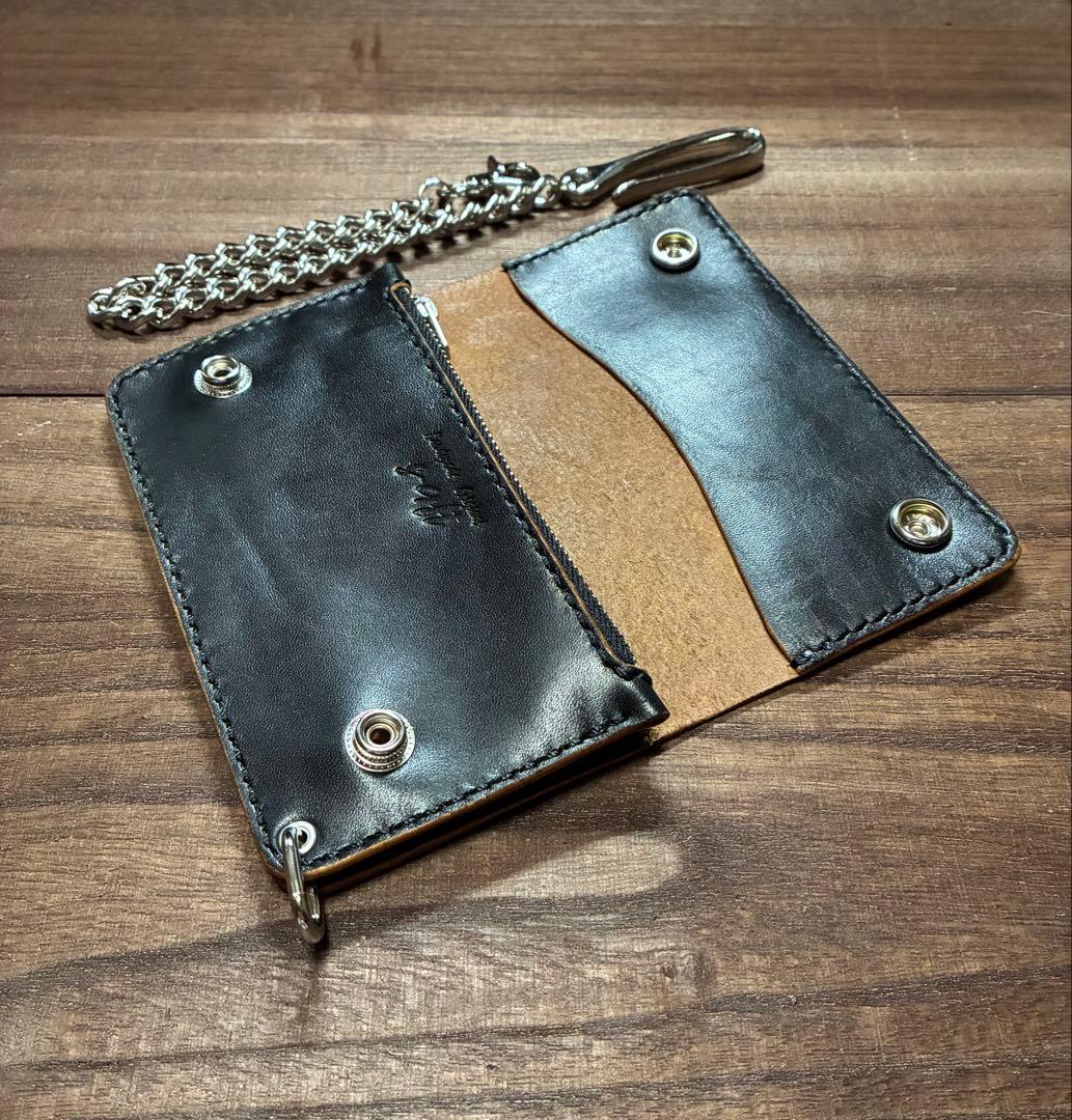 本革ミドルトラッカーウォレット