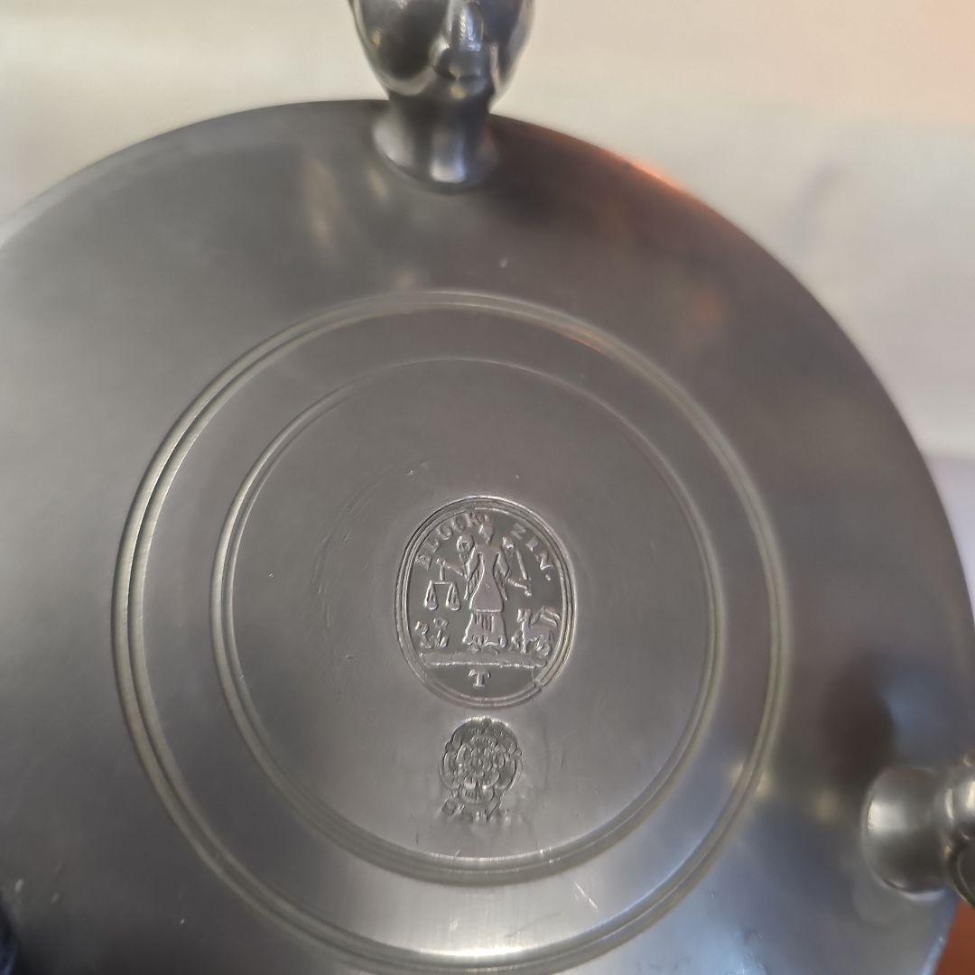 ヴィンテージ錫製ポット