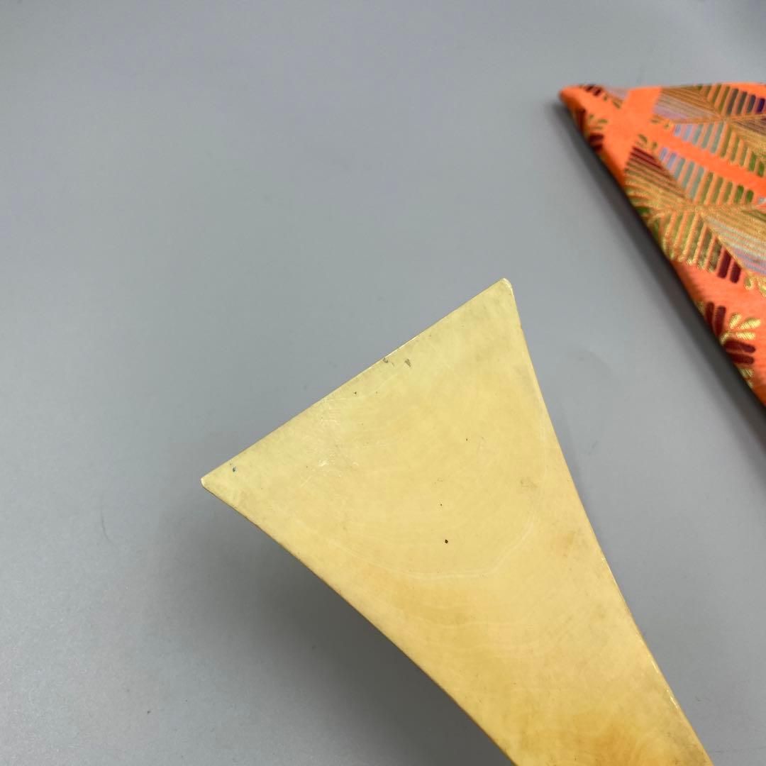 239ヴィンテージ 天然素材　三味線バチ　重さ約90g