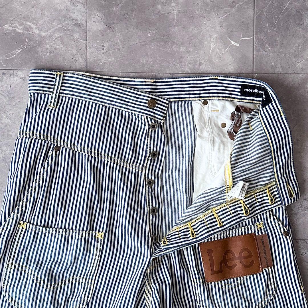 mercibeaucoup, × Lee ヒッコリー ストライプ サルエルパンツ