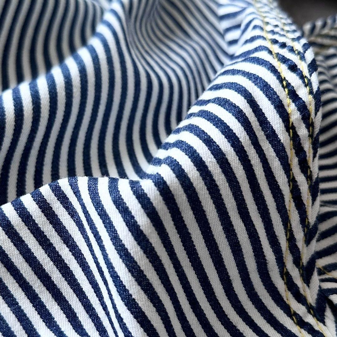 mercibeaucoup, × Lee ヒッコリー ストライプ サルエルパンツ