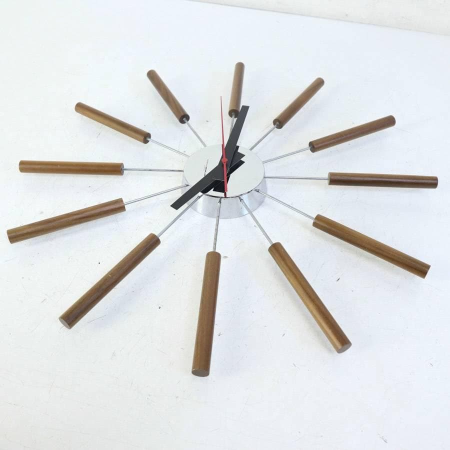 値下展示品 アートワークスタジオ アトラスクロック 掛時計 色:ブラウン 鏡面