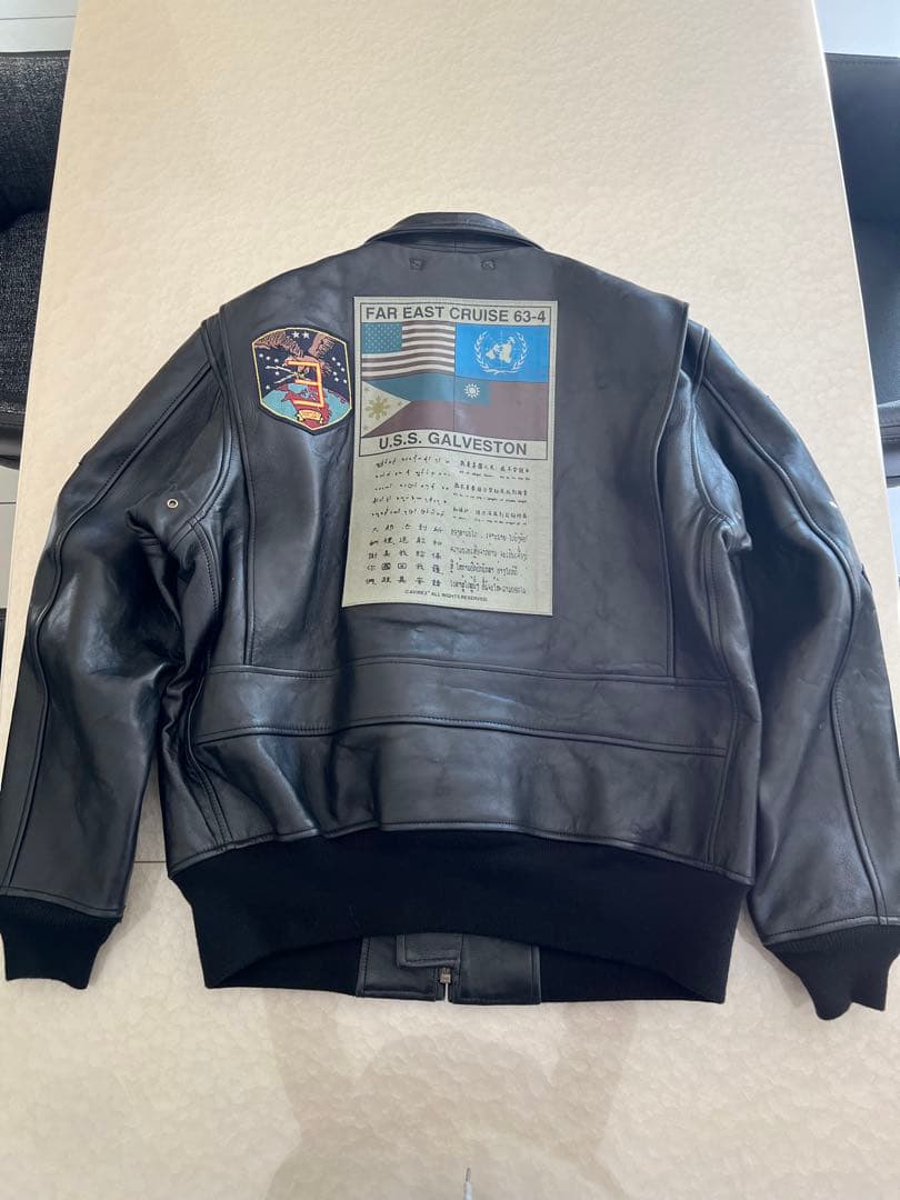 AVIREX レザージャケット 羊革