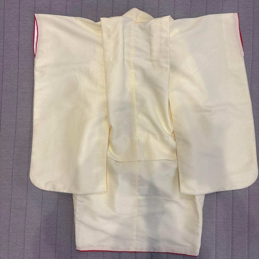 ひさかたろまん　3歳被布コートセット　黄色　赤　七五三