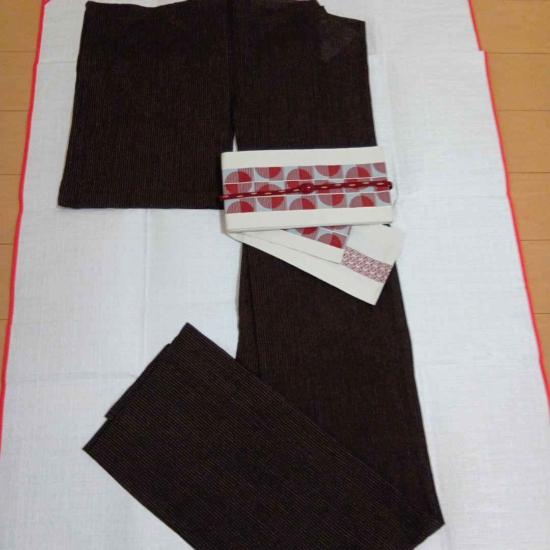 森博多織物　半幅帯　小袋帯 正絹 リバーシブル　新品　未使用