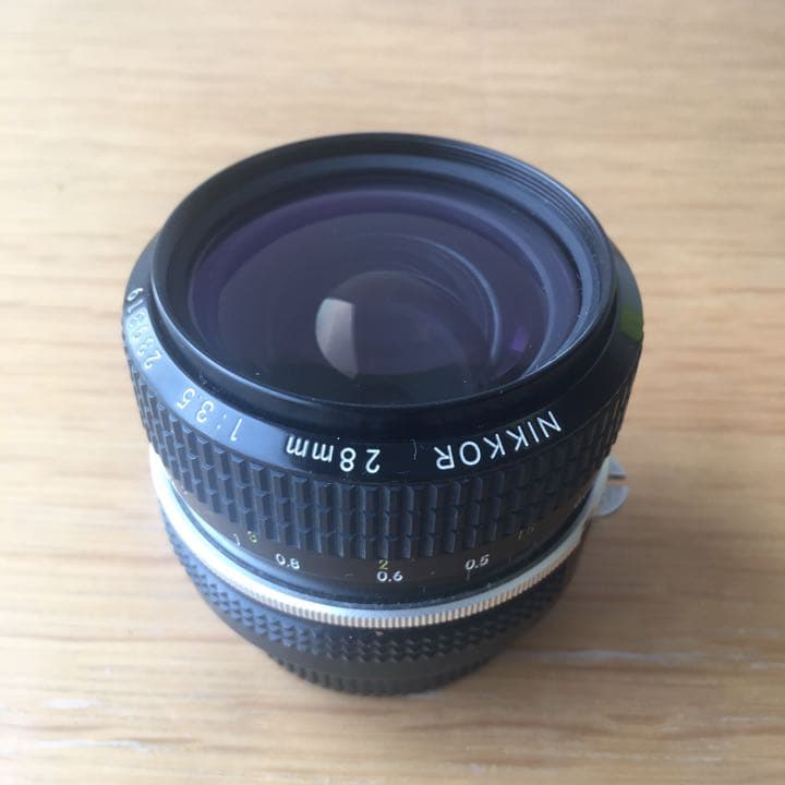Nikkor 28mm f3.5 非Ai 、ニッコールレンズ28ミリ