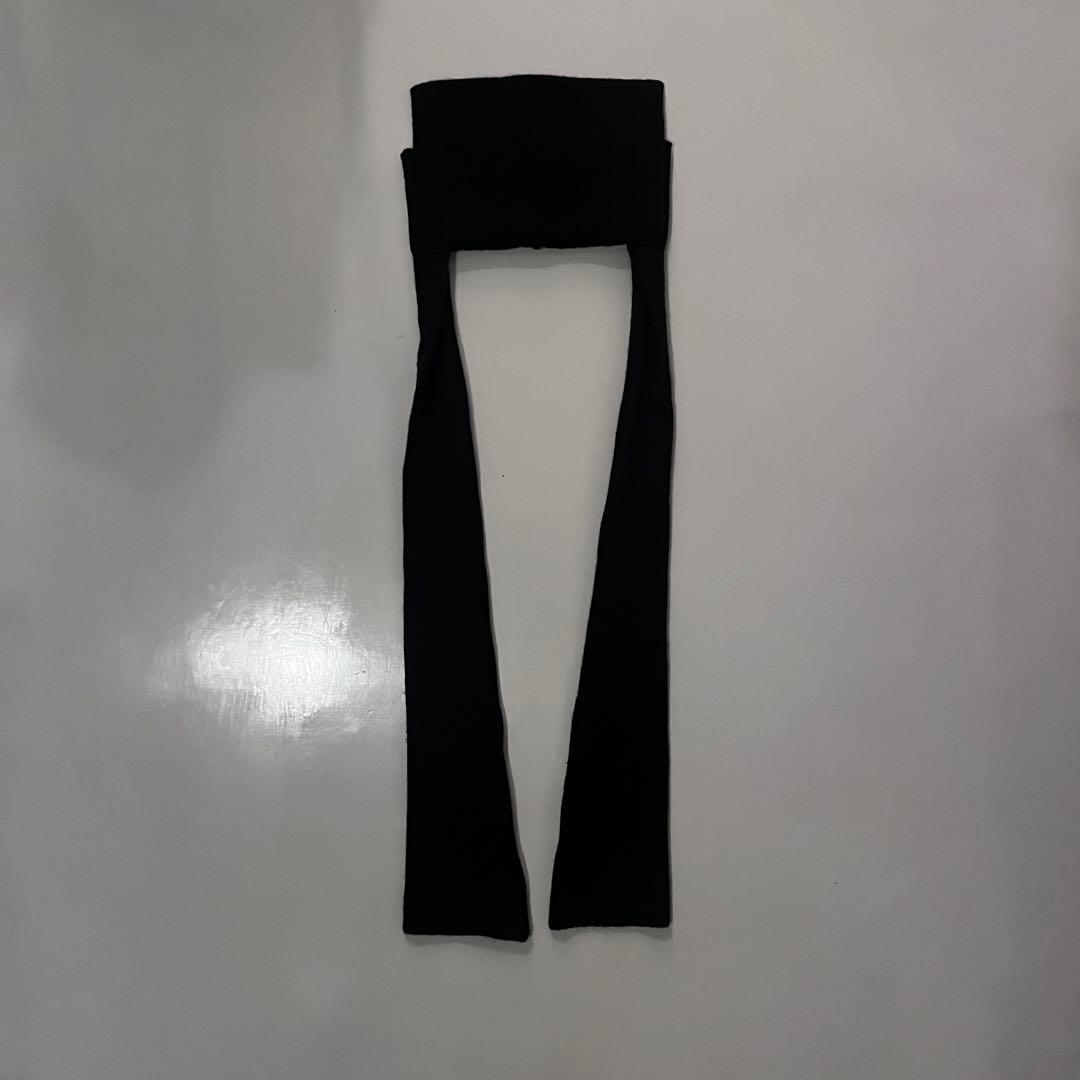 【soduk 】flat knit cap black 猫耳ビーニー