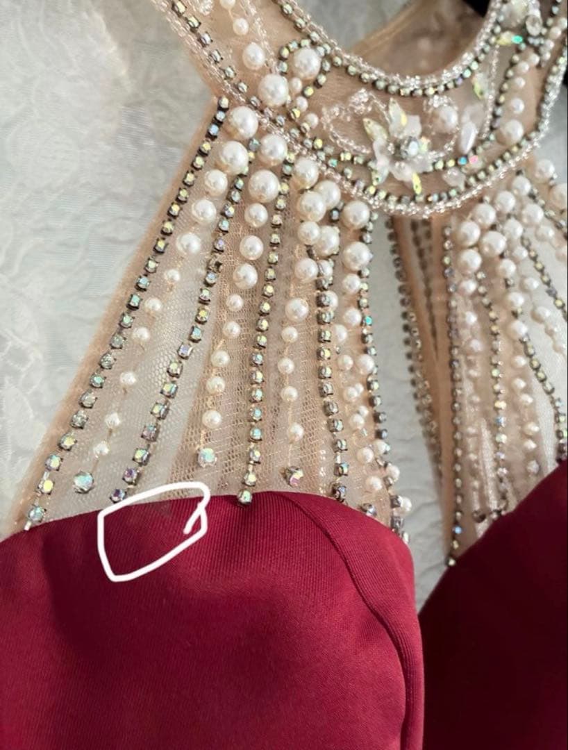 angelr ドレス　M ワインレッド　シュガー