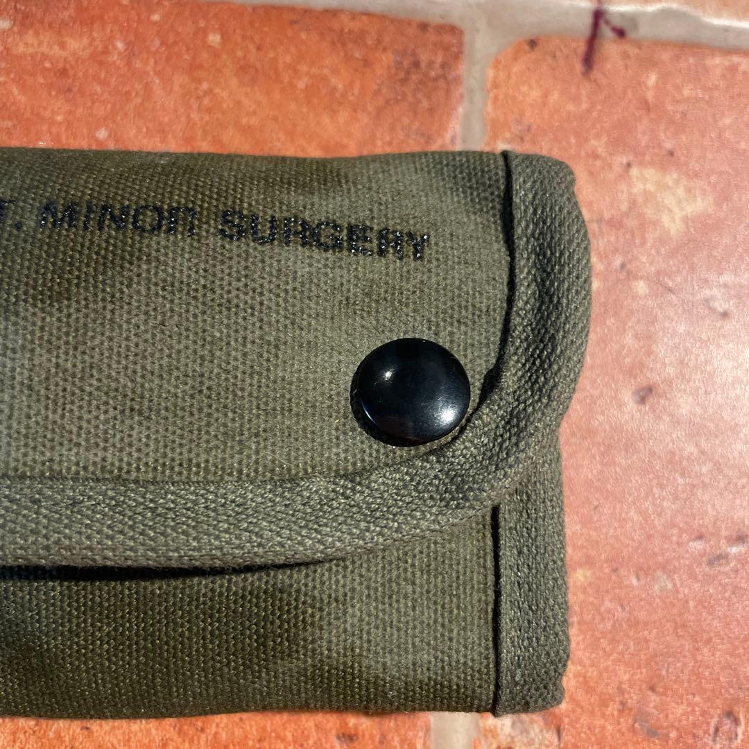 U.S. 医療シンボル ポーチ オリーブ　デッドストック