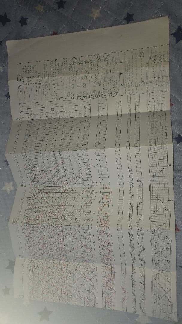 南海本線列車運行図表(南海線ダイヤグラム)