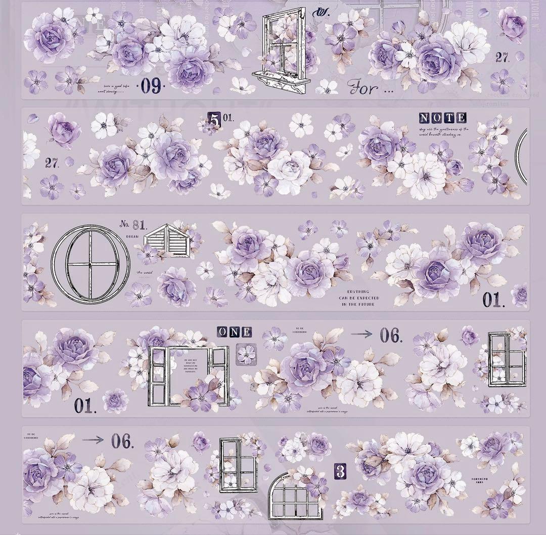 ⭐️SALE⭐️小白家文創《疏影》海外マスキングテープ マステ 【2756】