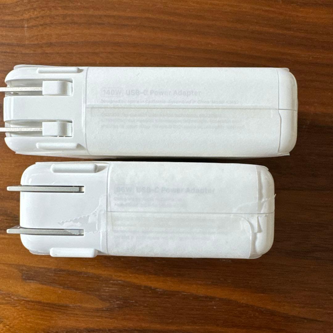 Apple純正 新品未使用 140W, 96W電源アダプターおまけ付き