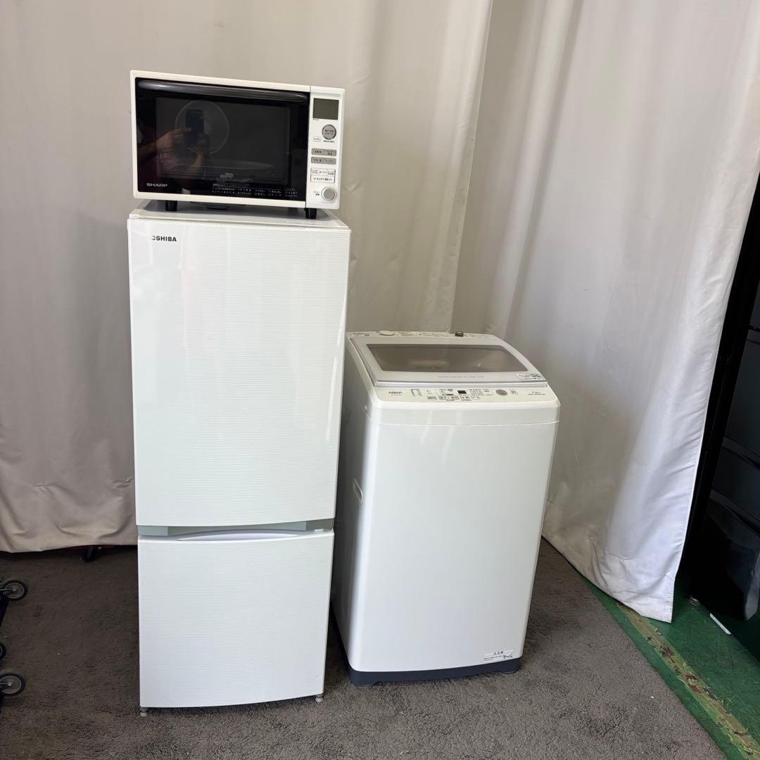 ★875　冷蔵庫　洗濯機　電子レンジ　一人暮らしセット　安い　設置無料