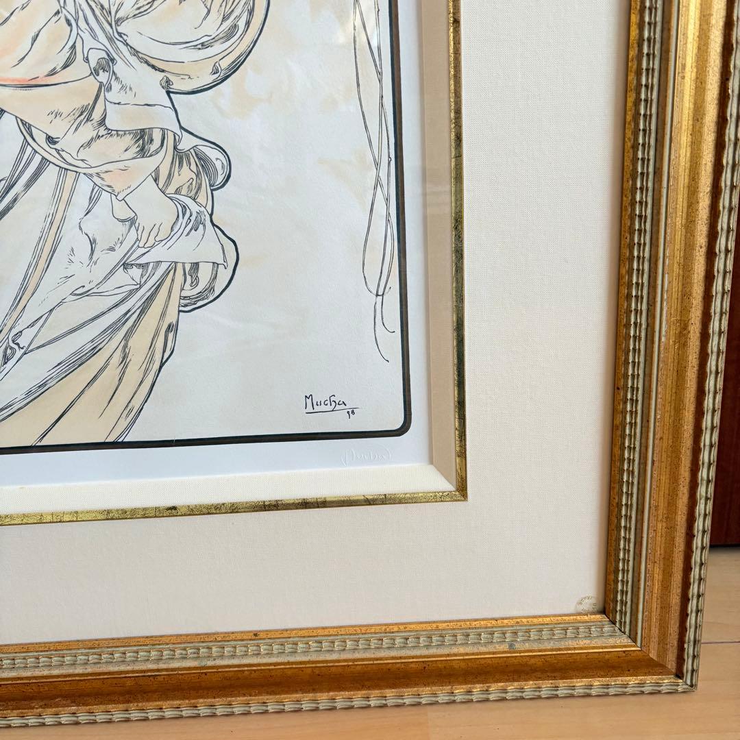 アルフォンス ミュシャ【四芸術 ペインティング (絵画)】リトグラフ