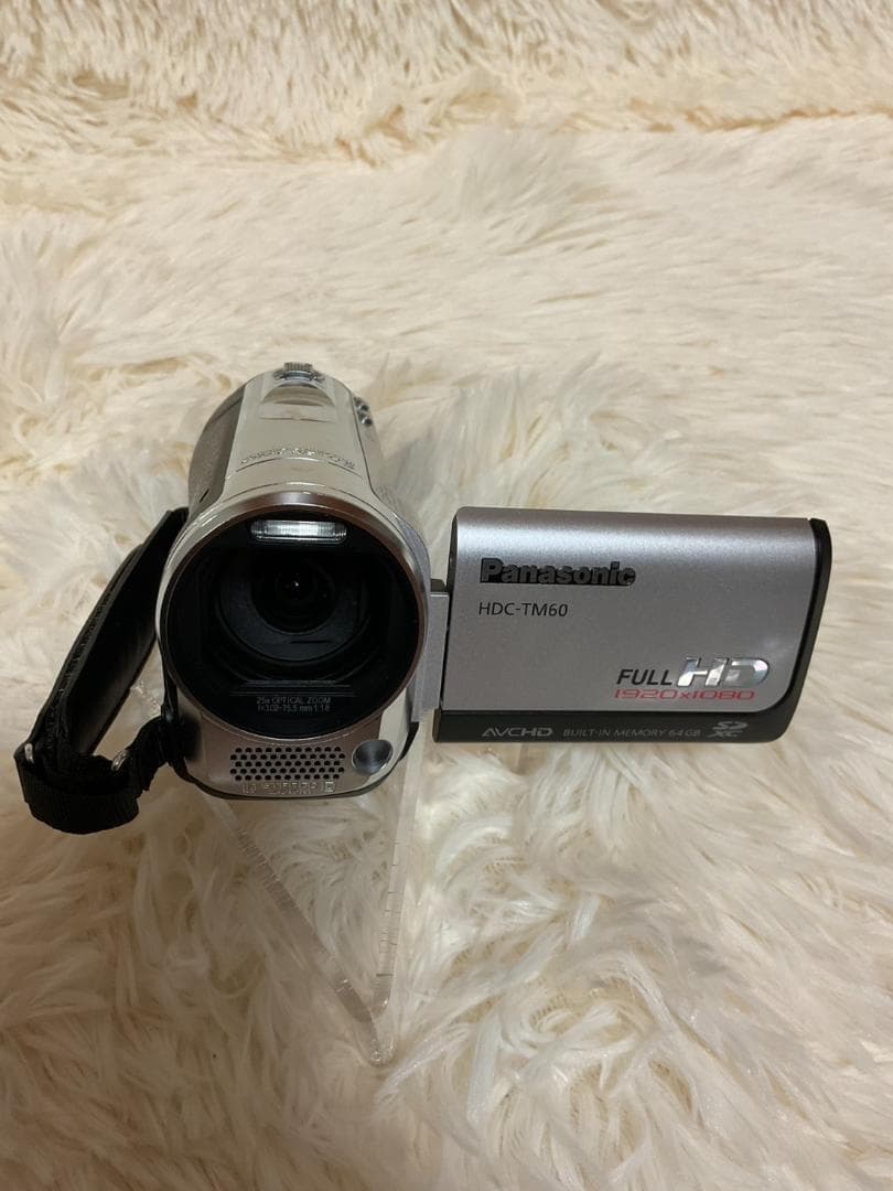 【美品　簡易動作確認済】Panasonic　HDC-TM60　シルバー　ビデオ