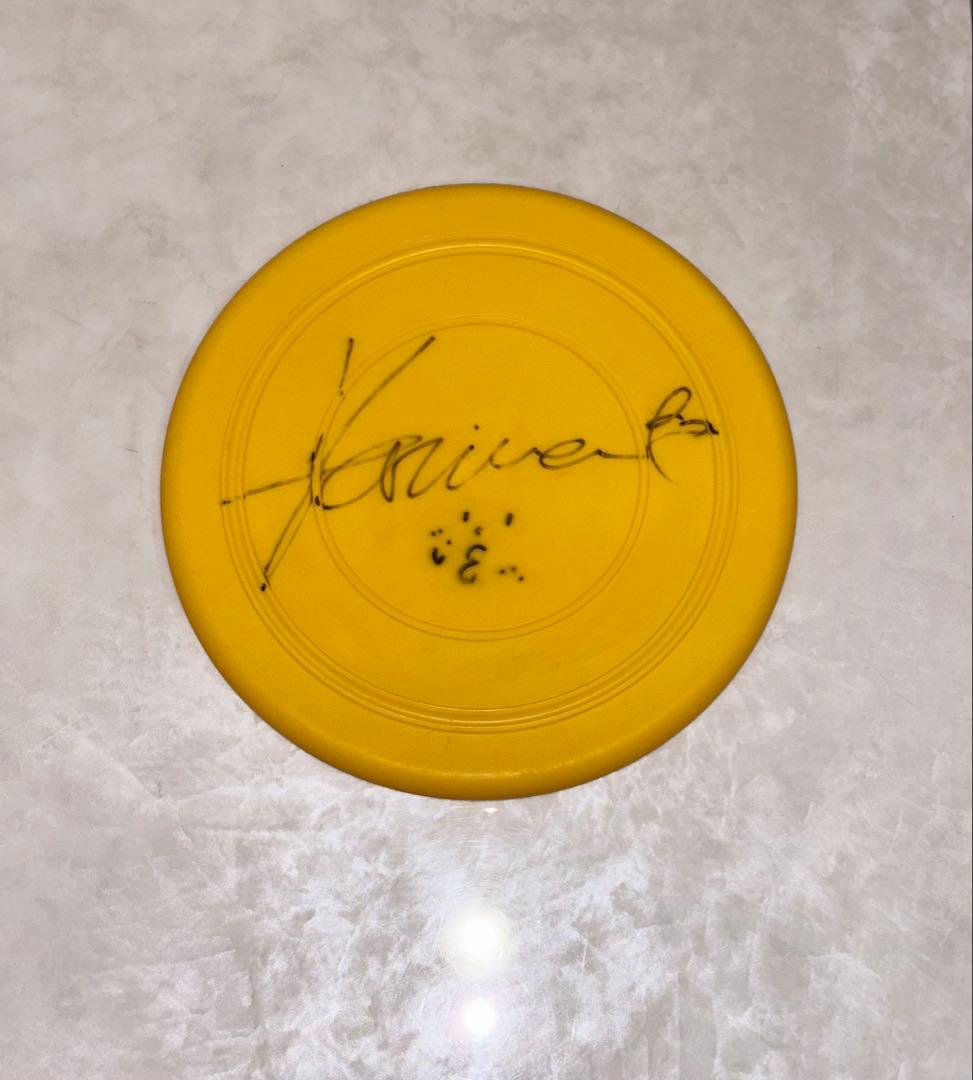 aespa カリナ 直筆サイン入りフリスビー 希少 値段交渉⭕️