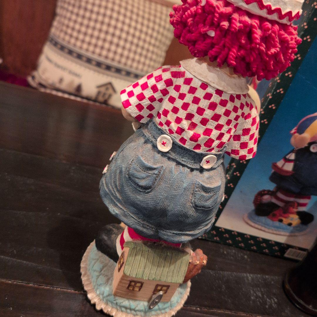 アン＆アンディ　陶器 オルゴールドール　ペア