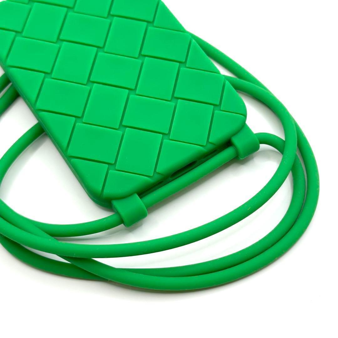 【新品未使用】BOTTEGA VENETA 　iPhoneケース12pro　紐付