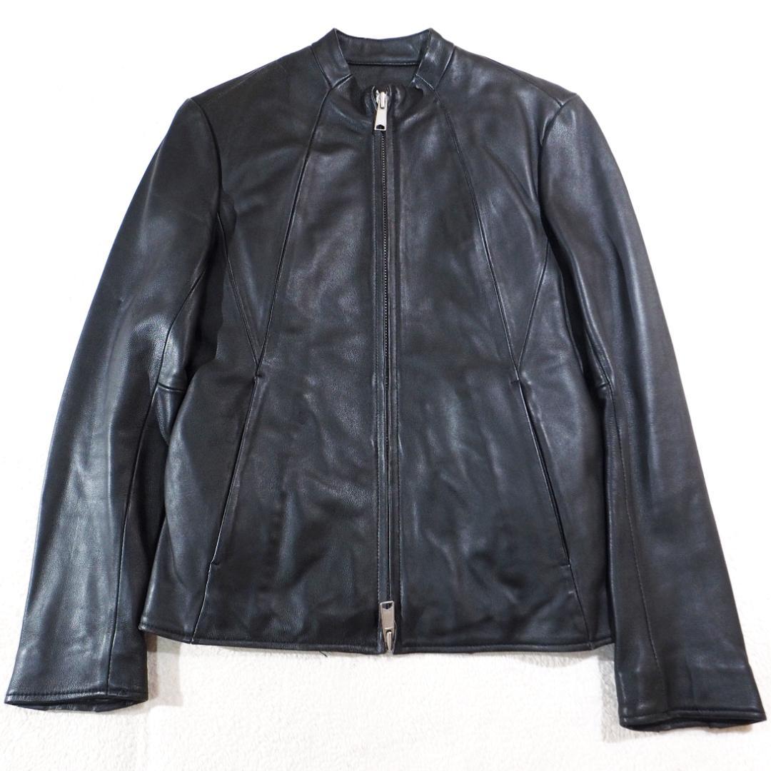 近年モデル バッファローボブズ ラムレザー ライダースジャケット ダウンライナー