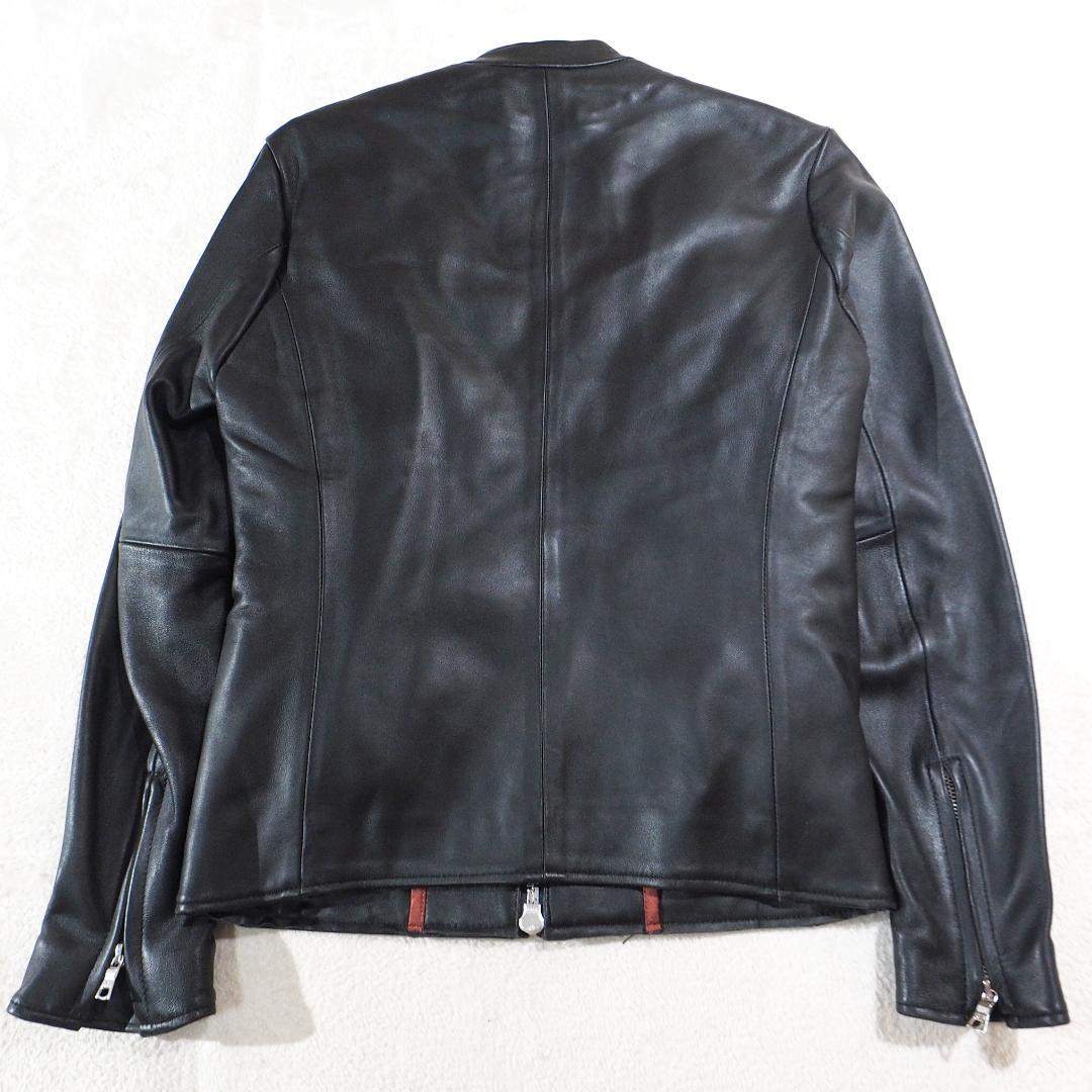 近年モデル バッファローボブズ ラムレザー ライダースジャケット ダウンライナー