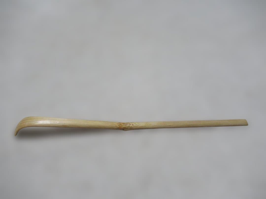 茶道具　竹茶杓　堀内宗完書付　銘佳日　表千家