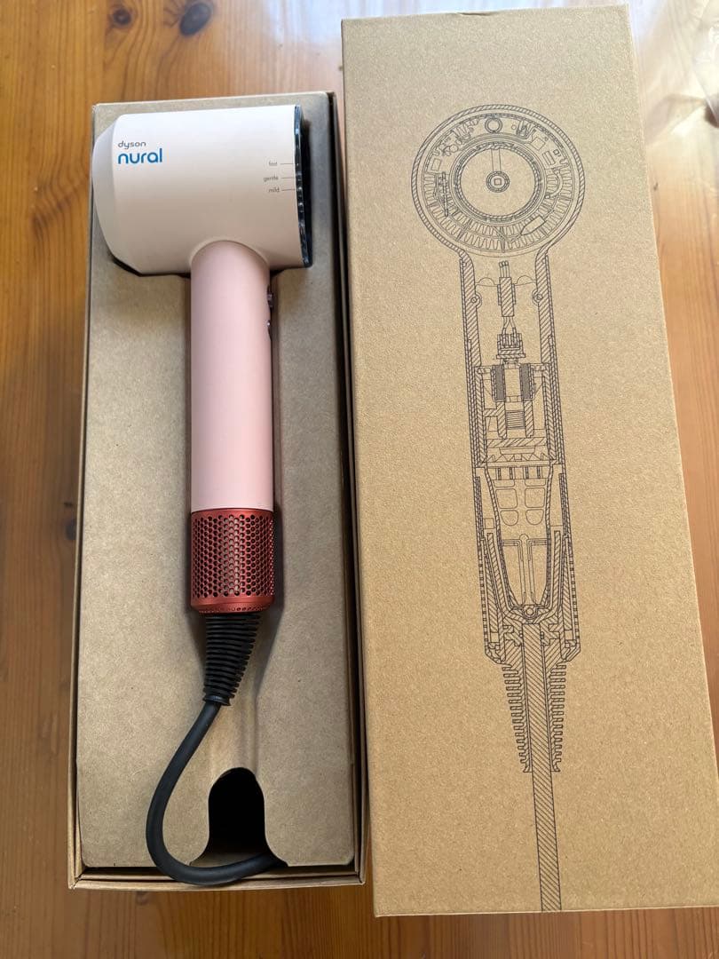 cocodyson　ダイソン　ピンク ヘアドライヤー 温度調整機能付き