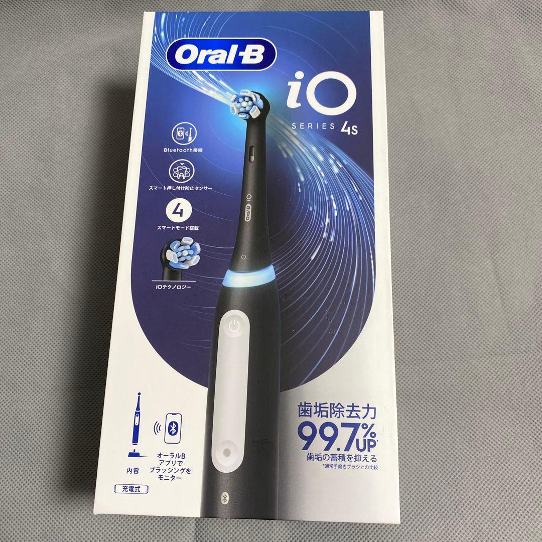 ブラウン電動歯ブラシ オーラルB iO4S iOG41B60BK マットブラック