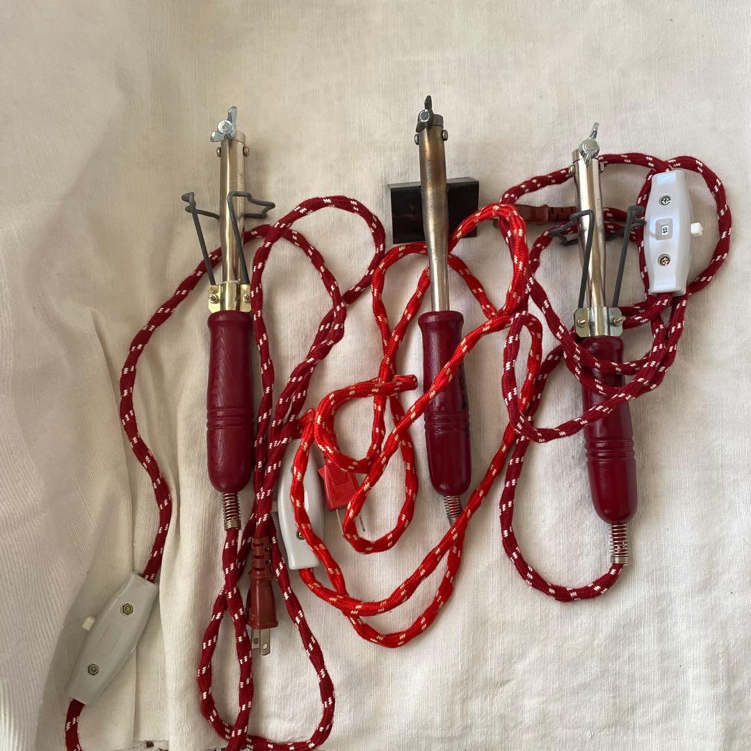 深雪アートフラワー　コテ3本　コテ先 21本　布花弁　ペップ　コテ枕