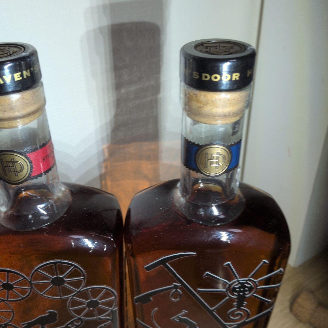 HEAVEN'S DOOR ストレートライウイスキー 他計３本。箱無し。未開栓。
