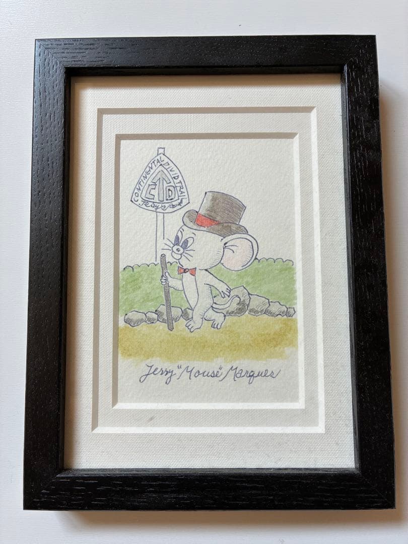 ジェリー鵜飼　ジェリーマルケス　直筆画　アート　絵