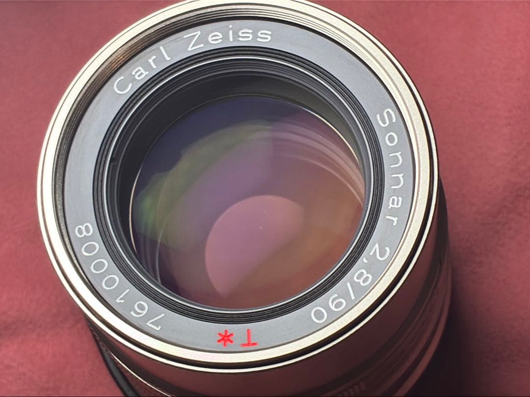 Contax G Sonnar 90mm f2.8 xマウントアダプター付き