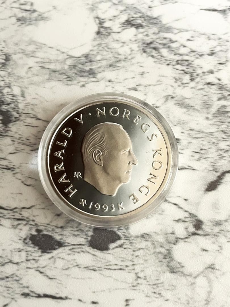 【未開封】1994年リレハンメル冬季オリンピック 記念銀貨4枚セット No.6