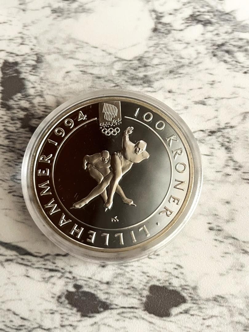 【未開封】1994年リレハンメル冬季オリンピック 記念銀貨4枚セット No.6