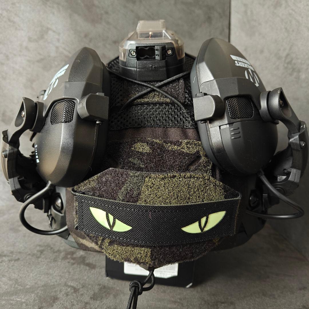 新品 実物NIJ IIIA防弾ヘルメット Fast SFタイプ BKMフルセット