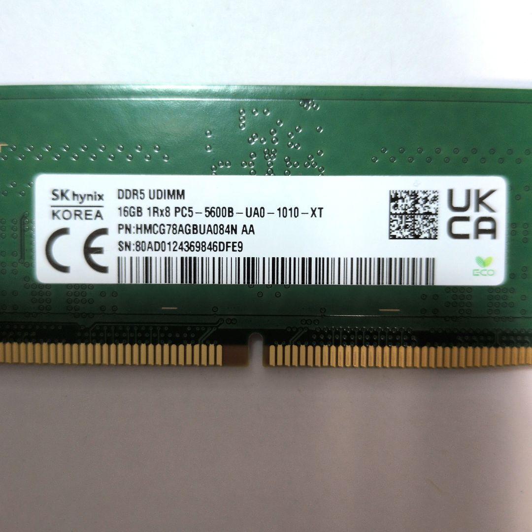 月*ご様 SK hynix DDR5 16GB 1枚 メモリー UDIMM