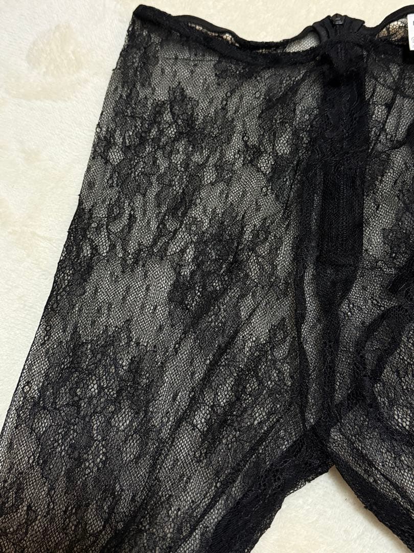 即購可　Nordess レースタイツ　5分丈　ブラック　廃盤　完売品　激レア新品