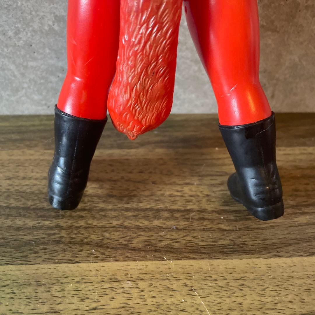 週末削除旧バンダイ当時物仮面ライダー怪人ムササビードルソフビ落書きなし刻印あり