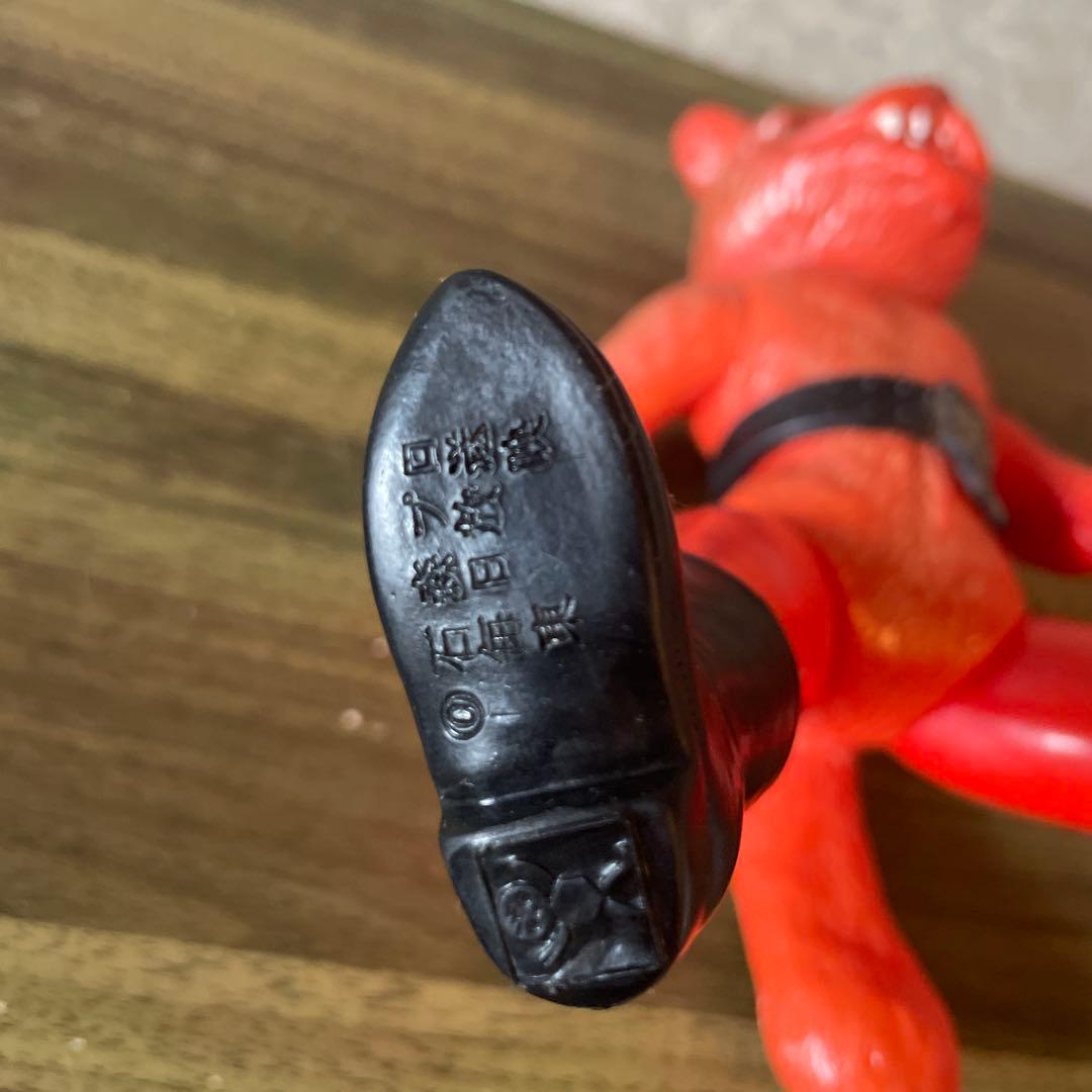 週末削除旧バンダイ当時物仮面ライダー怪人ムササビードルソフビ落書きなし刻印あり